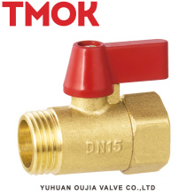 brass mini nickle plated sand polishing ball valve